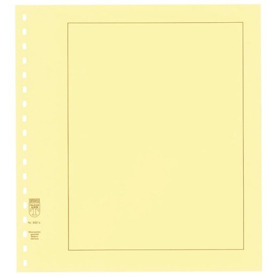 Lindner 802b Hojas Permaphil Cartulina crema 174 x 215 mm Lindner 802b Hojas Permaphil Cartulina crema 174 x 215 mm