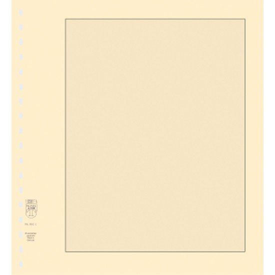 Lindner 802c Hojas Permaphil Cartulina crema 174 x 215 mm Lindner 802c Hojas Permaphil Cartulina crema 174 x 215 mm