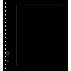 Lindner 802d Hojas Permaphil Cartulina negro 272 x 296 mm