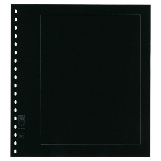 Lindner 802d Hojas Permaphil Cartulina negro 272 x 296 mm Lindner 802d Hojas Permaphil Cartulina negro 272 x 296 mm