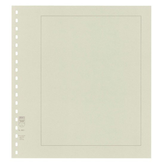 Lindner 802i Hojas Permaphil Cartulina Gris 174 x 215 mm Lindner 802i Hojas Permaphil Cartulina Gris 174 x 215 mm