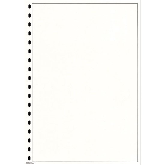Lindner 804 Hojas Permaphil Cartulina Blanca 210 x 297 mm Lindner 804 Hojas Permaphil Cartulina Blanca 210 x 297 mm