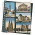 Lindner 826 Hojas Transparentes para postales