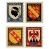 France Francia Nº 755/58 1946 Escudos de provincias Lujo