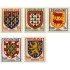 France Francia 899/03 1951 Escudos de provincias MNH