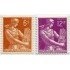 France Francia Nº 1115/16 1957-59  Segador 3 VALORES  Lujo