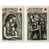 France Francia Nº 1323/24 1961 Sorteo a favor de la Cruz Roja Lujo