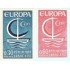 France Francia Nº 1490/91 1966 Europa Lujo