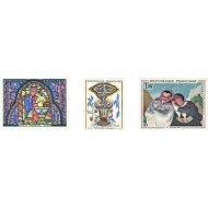 France Francia Nº 1492/94 1966 Obras de arte Lujo