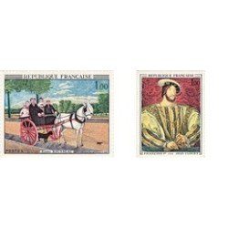 France Francia Nº 1517/18 1967 Obras de arte Lujo France Francia Nº 1517/18 1967 Obras de arte Lujo