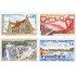 France Francia Nº 1582/85 1969 Serie turística Lujo