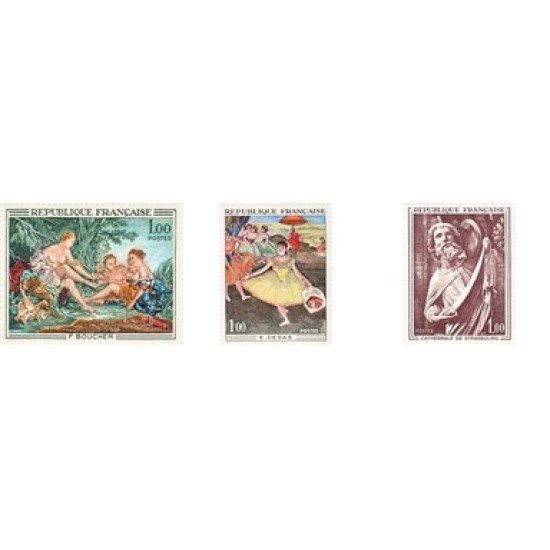 France Francia Nº 1652/54 1970 Obras de arte Lujo France Francia Nº 1652/54 1970 Obras de arte Lujo