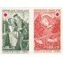 France Francia Nº 1661/62 1970 Sorteo a favor de la Cruz Roja Lujo