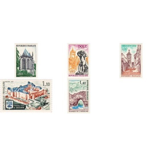 France Francia Nº 1683/87 171 Serie turística Luo France Francia Nº 1683/87 171 Serie turística Luo