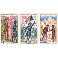France Francia Nº 1729/31 1972 Historia de Francia Lujo