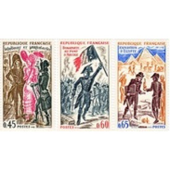 France Francia Nº 1729/31 1972 Historia de Francia Lujo France Francia Nº 1729/31 1972 Historia de Francia Lujo