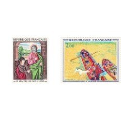 France Francia Nº 1732/33 1972 Obras de arte Lujo