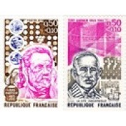 France Francia Nº 1768/69 1973 Personajes célebres Lujo