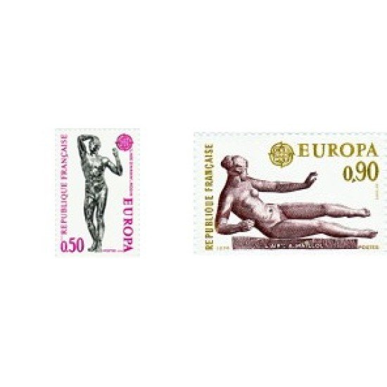 France Francia Nº 1789/90 1974 Europa Lujo