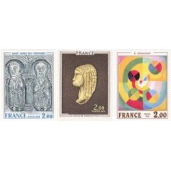 France Francia Nº 1867/69 1976 Obras de arte Lujo France Francia Nº 1867/69 1976 Obras de arte Lujo