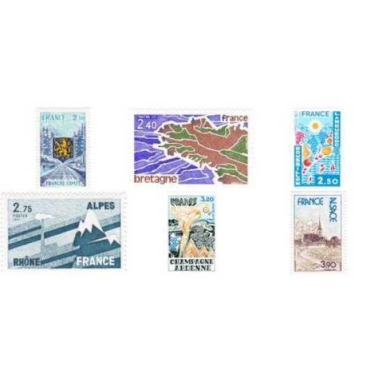 France Francia Nº 1914/21 1977 Regiones Lujo