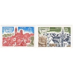 France Francia Nº 1928/29 1977 Europa Lujo France Francia Nº 1928/29 1977 Europa Lujo