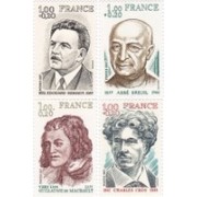 France Francia Nº 1953/56 1977 Personajes célebres Lujo