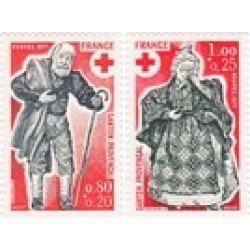 France Francia Nº 1959/60 1977  Sorteo a favor de la Cruz Roja Lujo