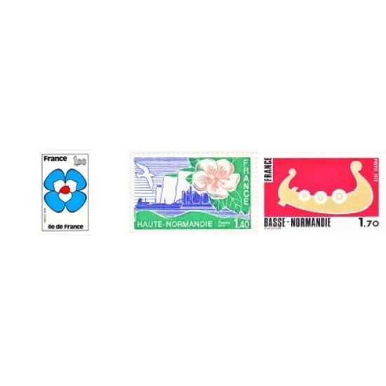 France Francia Nº 1991/93 1978 Regiones Lujo France Francia Nº 1991/93 1978 Regiones Lujo