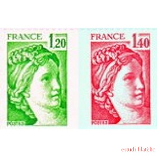 France Francia Nº 2103/04 1980 Mariana , lujo