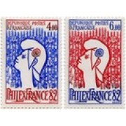 France Francia Nº 2216/17 1982 FILEXFRANCE