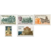 France Francia Nº 2348/52 1985 Serie turística Lujo France Francia Nº 2348/52 1985 Serie turística Lujo
