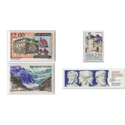 France Francia Nº 2545/48 1988 Serie turística, lujo