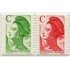 France Francia Nº 2615/16 1990 Liberté , lujo