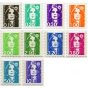 France Francia Nº 2617/26 1990 Mariana Bicentenario, lujo France Francia Nº 2617/26 1990 Mariana Bicentenario, lujo