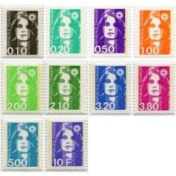 France Francia Nº 2617/26 1990 Mariana Bicentenario, lujo