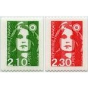 France Francia Nº 2627/28 1990 Marianne Bicentenario, lujo France Francia Nº 2627/28 1990 Marianne Bicentenario, lujo