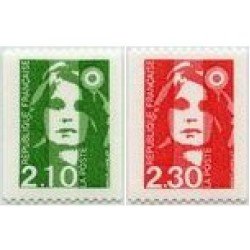 France Francia Nº 2627/28 1990 Marianne Bicentenario, lujo