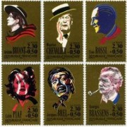 France Francia Nº 2649/54 1990 Personajes Célebres Música France Francia Nº 2649/54 1990 Personajes Célebres Música
