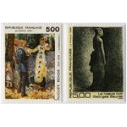 France Francia Nº 2692/93 1991 Pintura, lujo France Francia Nº 2692/93 1991 Pintura, lujo
