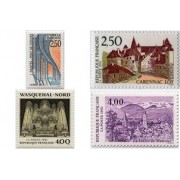 France Francia Nº 2704/07 1991 Serie turística, lujo France Francia Nº 2704/07 1991 Serie turística, lujo