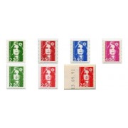 France Francia Nº 2714/20 1991 Mariana bicentenario , lujo France Francia Nº 2714/20 1991 Mariana bicentenario , lujo