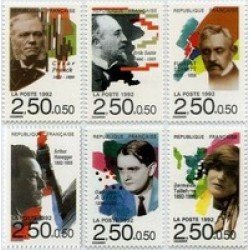 France Francia Nº 2747/52 1992 Personajes, lujo