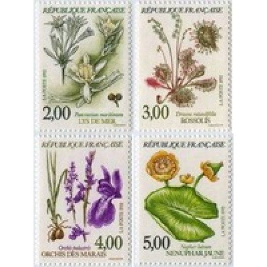 France Francia Nº 2766/69 1992,  Flora, lujo