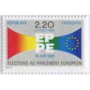 France Francia Nº 2572 1989 Parlamento europeo, lujo