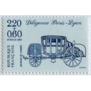 France Francia Nº 2577 1989 Día del sello, lujo