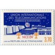 France Francia Nº 2589 1989 UIT, lujo