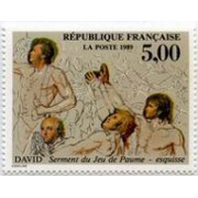 France Francia Nº 2591 1989 Derechos hombre , lujo