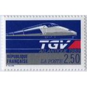 France Francia Nº 2607 1989 TGV ,tren, lujo France Francia Nº 2607 1989 TGV ,tren, lujo