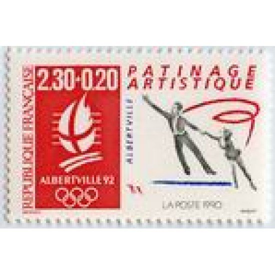 France Francia Nº 2633 1990  Patinaje, lujo